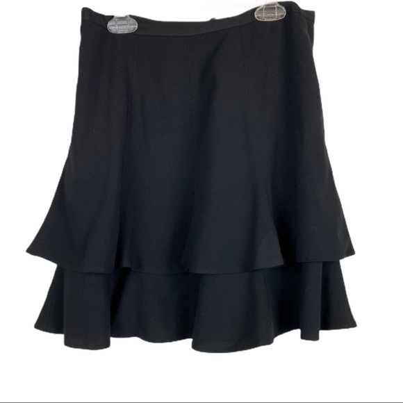 BCBGMaxAzria Dresses & Skirts - BCBGMAXAZRIA Tiered Skirt Black Size 2